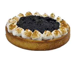 Tarte aux myrtilles meringuée