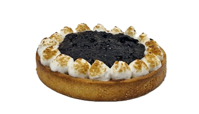 Tarte aux myrtilles meringuée